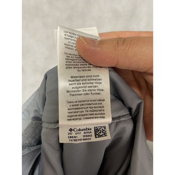 Columbia Snow Pants Women 1X Gray Modern Mountain 2 Tech Insulated Ski Snowboard - Picture 11 of 11